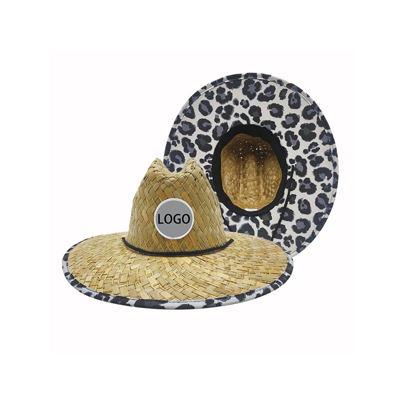 Chapéu de Palha Leopardo Feminino